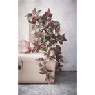 Artificial hanging plant Tradescantia Dark Red by Mica Decorations