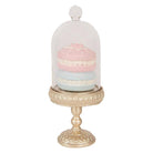 Decoration Image Macarons Ø 7x17 cm Gold-colored Plastic by Clayre & Eef.