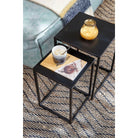 Side table set Goa Black by Mica Decorations