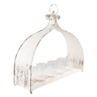 Tealight holder 53x16x50 cm beige iron tealight holder by Clayre & Eef.