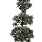 Mini Artificial Christmas Tree 14x14x60 cm Green Wood by Clayre & Eef.