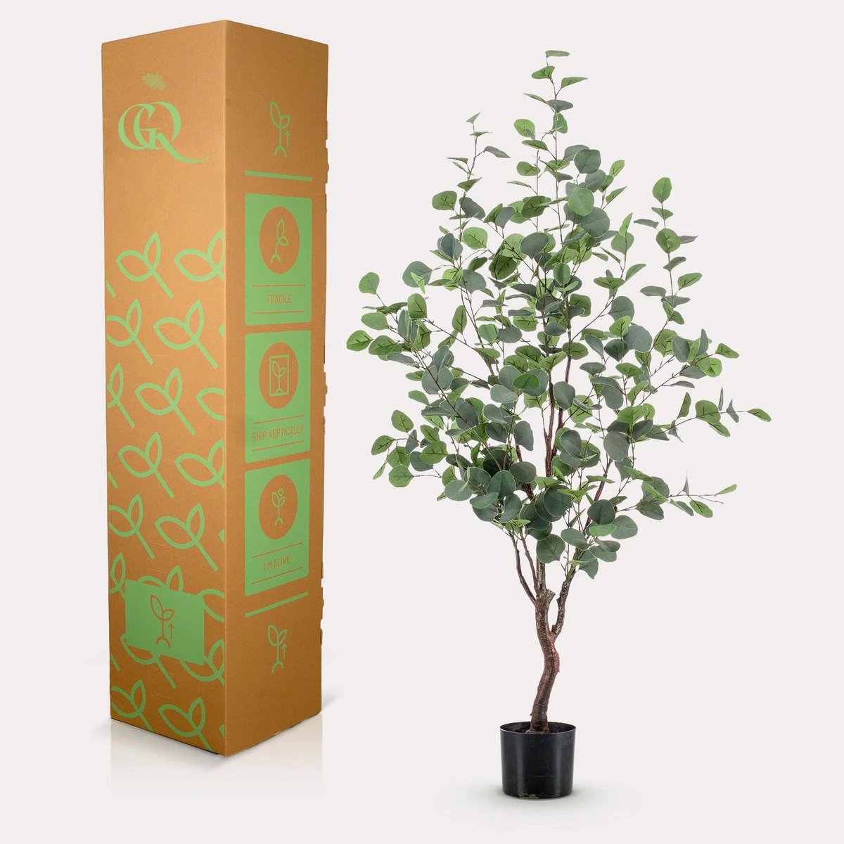 Artificial plant - Eucalyptus - Blue Gum tree - 120 cm by Green boutiQ