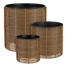 Flowerpot outside Cesena Light brown by Mica Decorations