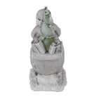 Decoration Santa in sleigh 10x6x13 cm by Clayre & Eef.