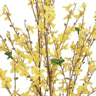 Artificial plant Forsythia 20x20x125 cm Yellow Plastic by Clayre & Eef.