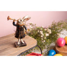 Image Rabbit 8x4x12 cm Black White Polyresin Home accessories by Clayre & Eef.