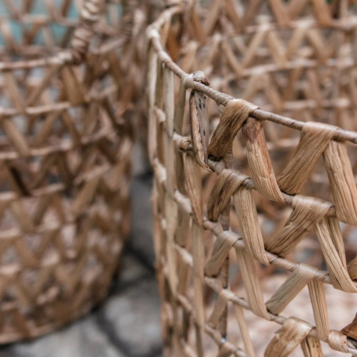 Laundry Basket | Plant Basket | Storage Basket NAILAKA made from Water Hyacinth (3 sizes) by Soeji