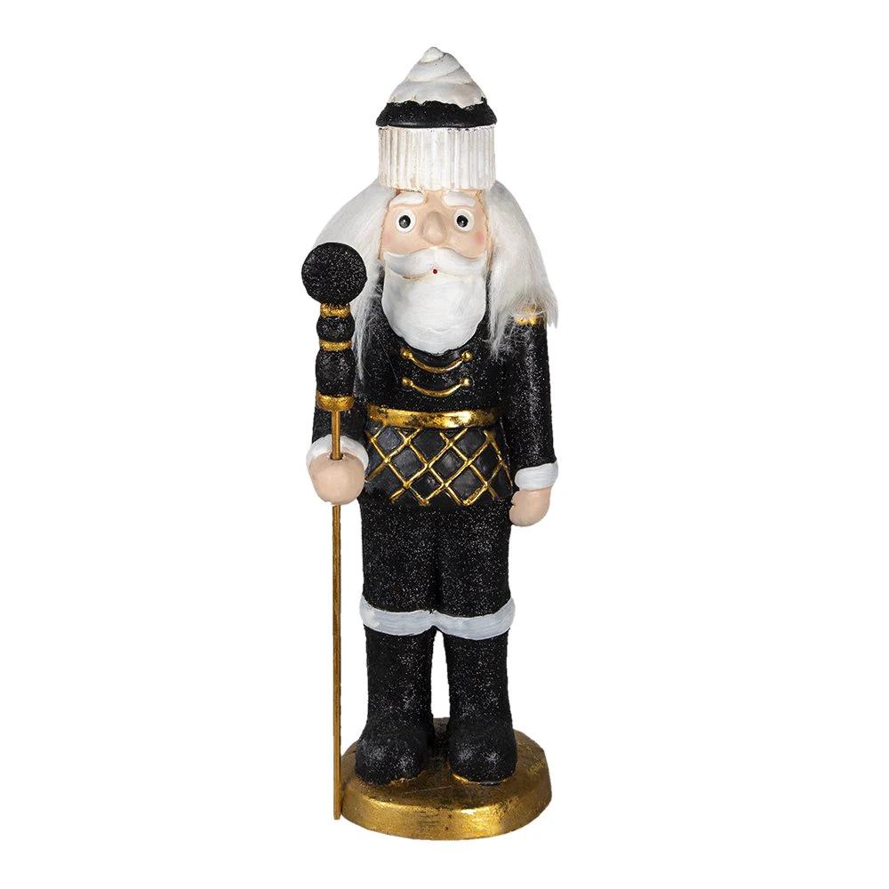 Decoration nutcracker 15x15x50 cm by Clayre & Eef.