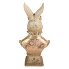 Decoration Statue Rabbit 16x11x31 cm Beige Plastic by Clayre & Eef.