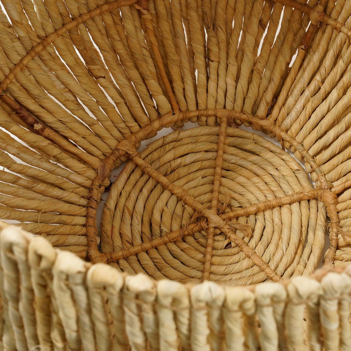 Storage basket set Ronda Light brown by Mica Decorations