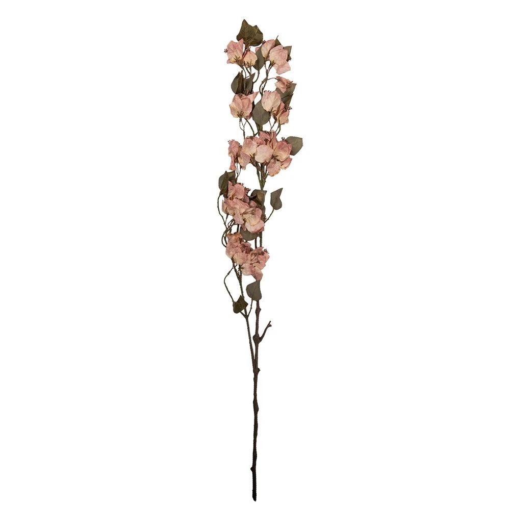 Artificial flower 110 cm pink plastic by Clayre & Eef.