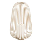 Stoense Lantern, metal, beige, ø24,5x40 cm by EMIRELLE