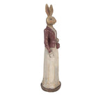 Decoration Statue Rabbit 9x9x35 cm Brown Plastic by Clayre & Eef.