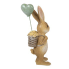 Decoration Statue Rabbit 7x5x17 cm Brown Plastic by Clayre & Eef.