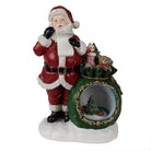 Santa Claus with snow globe LED 26x16x36 cm by Clayre & Eef.
