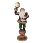 Christmas Decoration Statue Santa Claus 15x13x39 cm Red Plastic by Clayre & Eef.