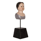 Decoration image woman 11x11x34 cm beige plastic by Clayre & Eef.