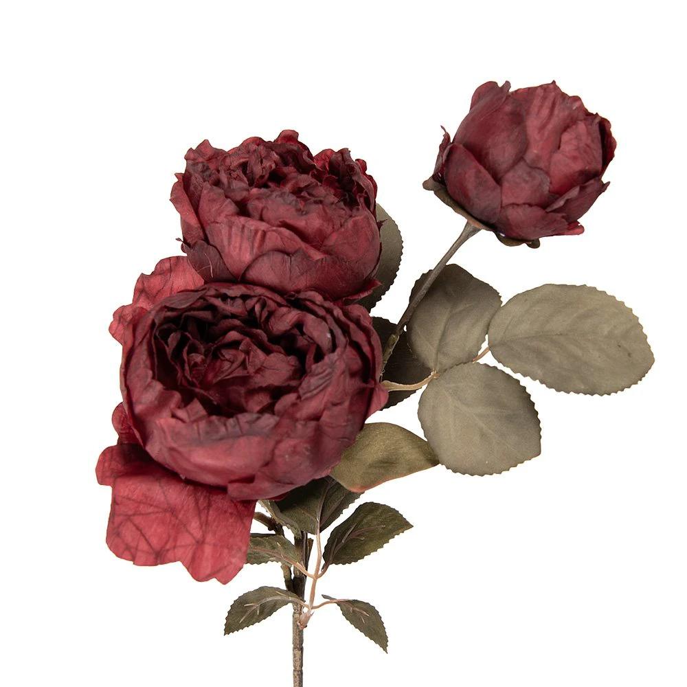 Artificial flower 52 cm Red Plastic by Clayre & Eef.