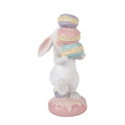 Decoration Statue Rabbit 8x6x14 cm White Plastic by Clayre & Eef.