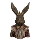 Hasenstatue 40 cm goldfarbenes Polyresin von Clayre & Eef.