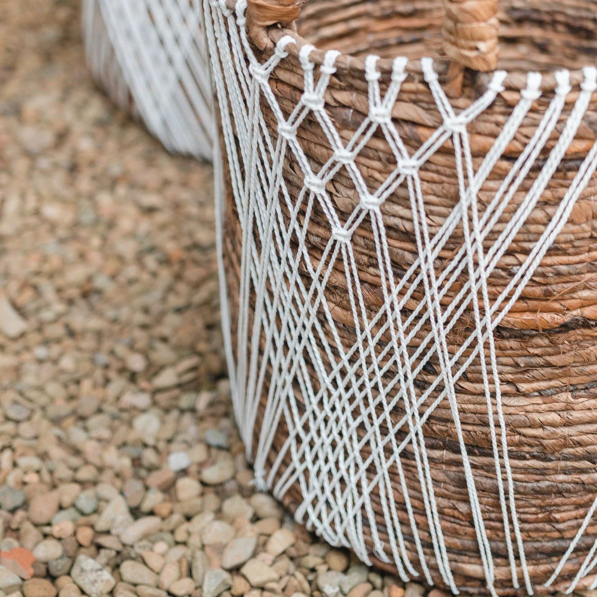 Laundry Basket | Plant Basket | Storage Basket JUWANA made of Banana Fibre by Soeji