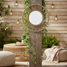 Wall mirror Ludy Light brown by Mica Decorations