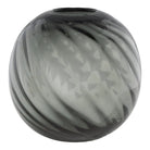 Vase - Grey, Mouthblown Glass, Ø20x19cm by EMIRELLE