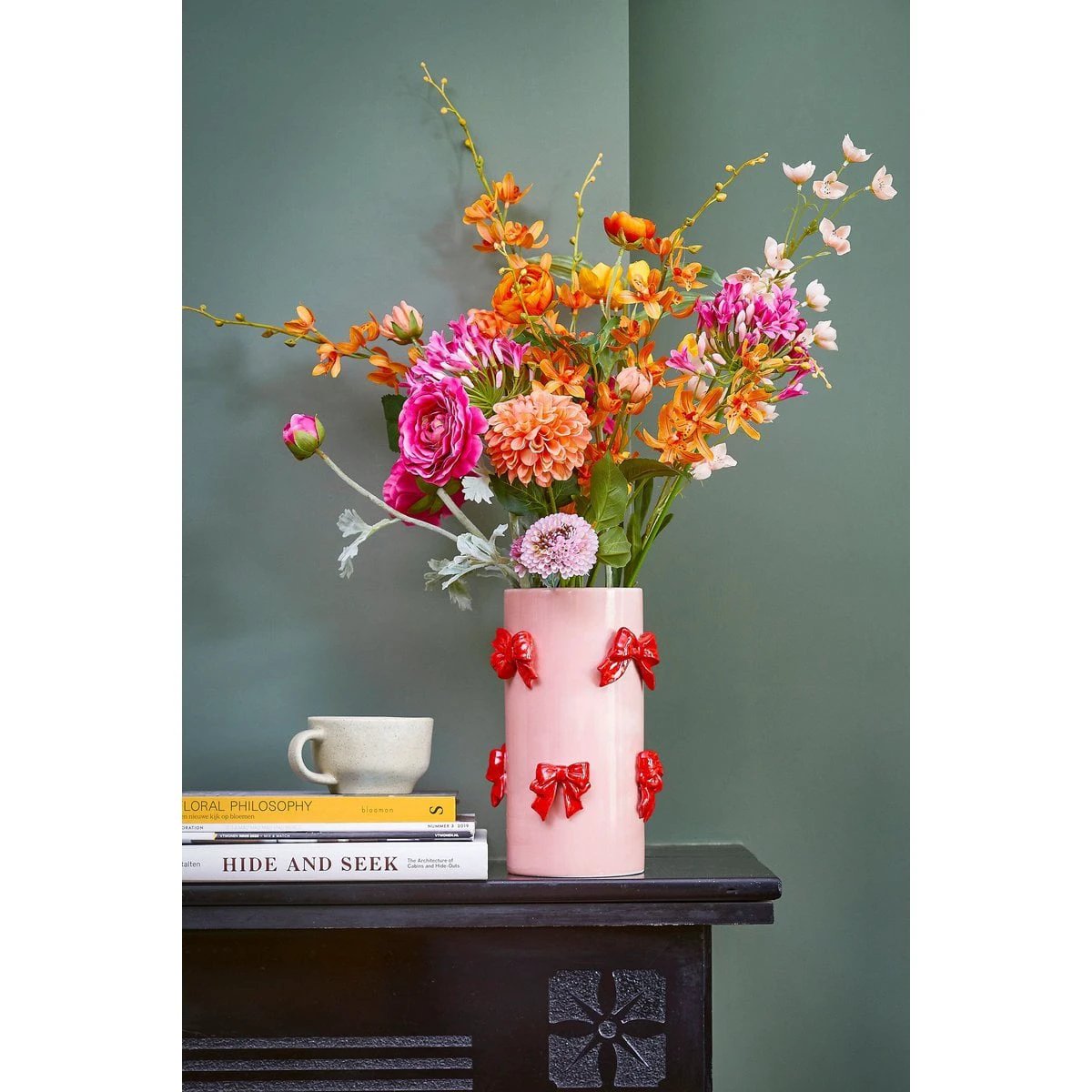 Vase Red by Mica Decorations