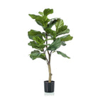 Artificial plant - Ficus Lyrata - Tobacco plant - 90 cm by Green boutiQ