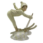 Decoration child on skis 14x6x19 cm by Clayre & Eef.