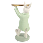 Decoration Statue Rabbit 19x14x28 cm White Plastic by Clayre & Eef.