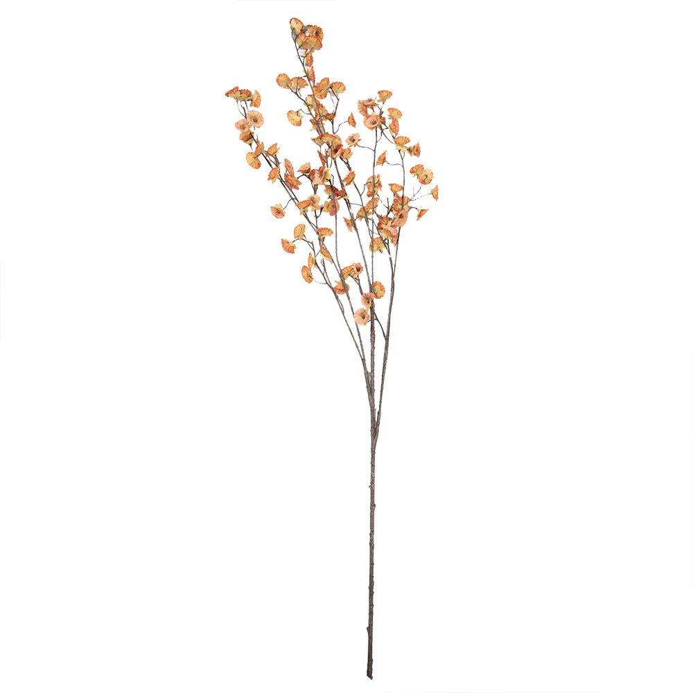 Artificial flower 135 cm Orange Plastic by Clayre & Eef.