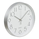 Lalibela Wall clock, silver, silent movement, ø30 cm by EMIRELLE