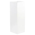 Column/planter - Mont Blanc Shiny White L35 x B35 x H80cm by Vase The World
