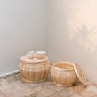 Side Table | Coffee Table | Table Basket BATAVIA made of Bamboo (2 sizes) by Soeji
