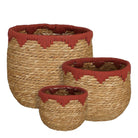 Plantenmand set Jorck Rood by Mica Decorations