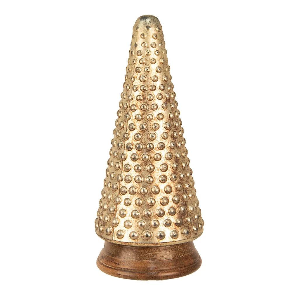 Decoration Christmas tree Ø 14x31 cm by Clayre & Eef.