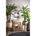 Artificial plant Cycas green by Mica Decorations