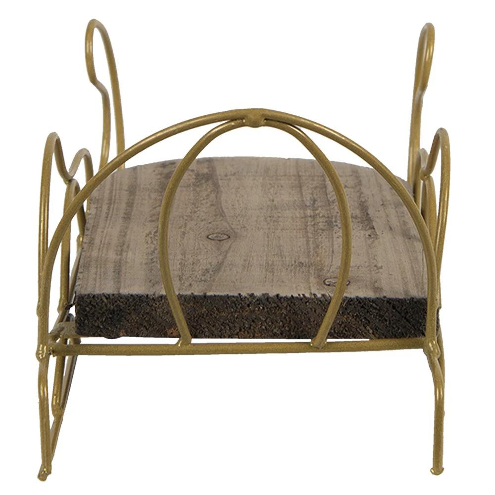 Decoratie slee 26x13x12 cm by Clayre & Eef.