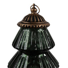 Christmas decoration with LED lighting Christmas tree Ø 16x22 cm Green Glass by Clayre & Eef.