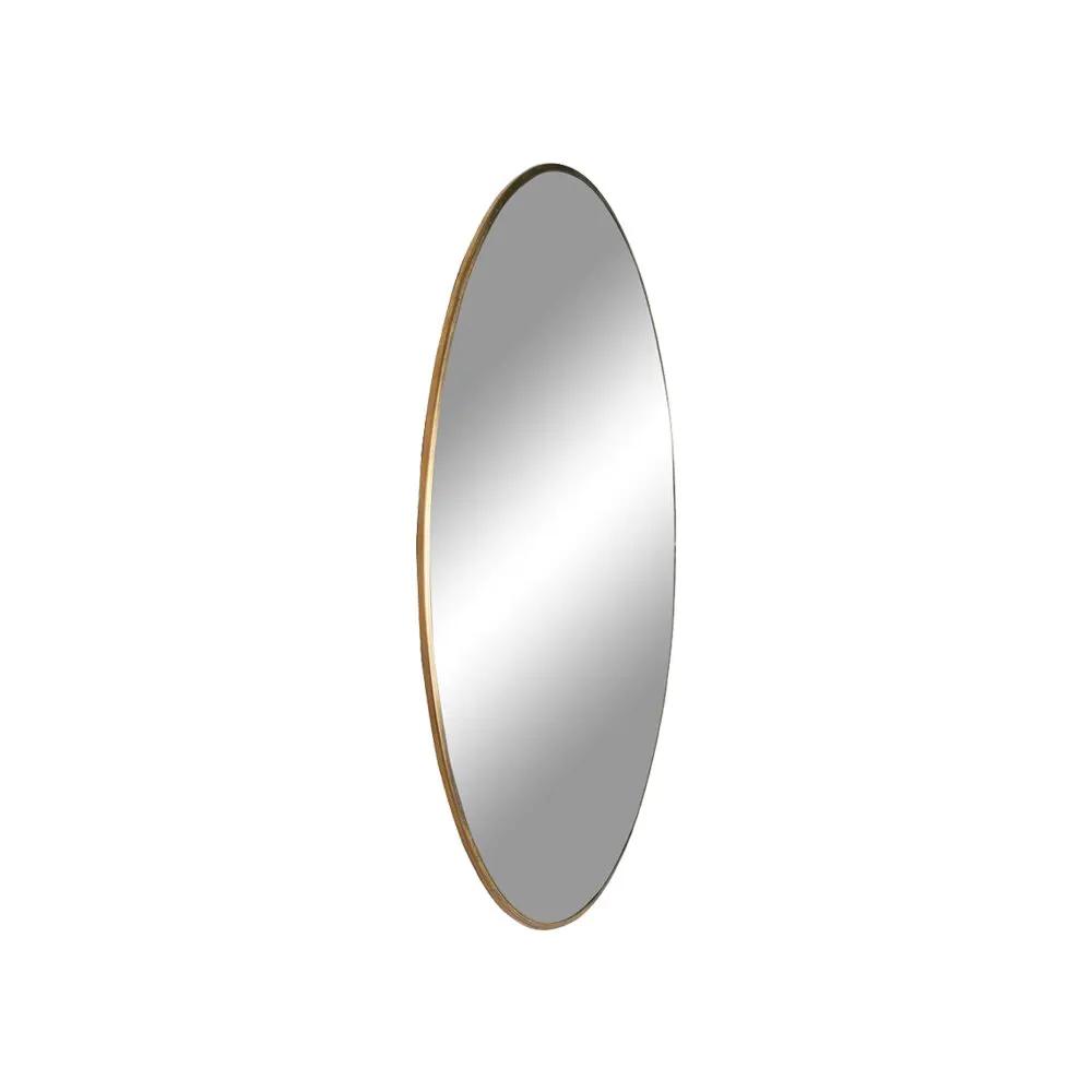 Jersey Mirror - Brass Look, Steel, Ø40cm by EMIRELLE