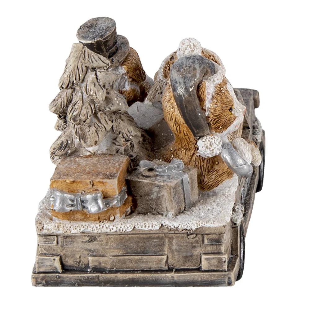 Deko-Tiere im Auto 15x7x9 cm von Clayre & Eef.