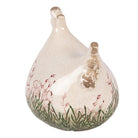 Dekorationsstatue Huhn 12x11x13 cm beige Keramik von Clayre & Eef.