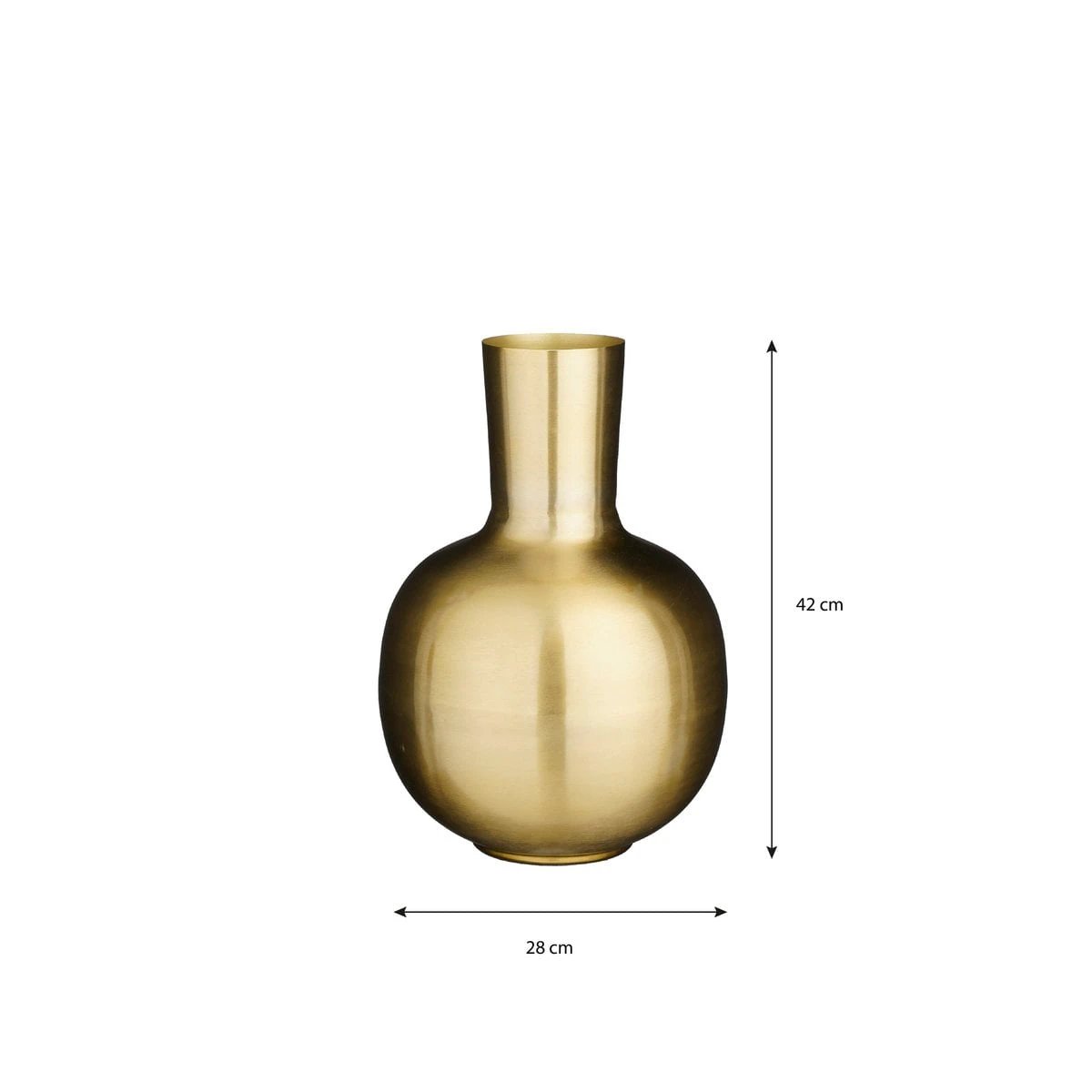Vase Dara Gold by Mica Decorations