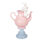 Decoration Statue Rabbit 22x14x35 cm White Plastic by Clayre & Eef.