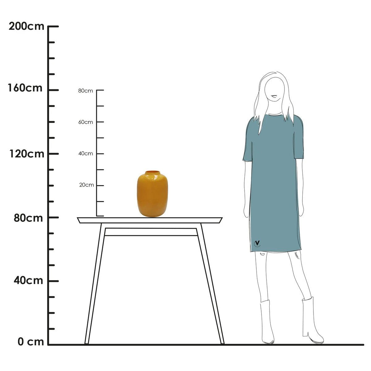 Vaas - Artic bright yellow by Vase The World