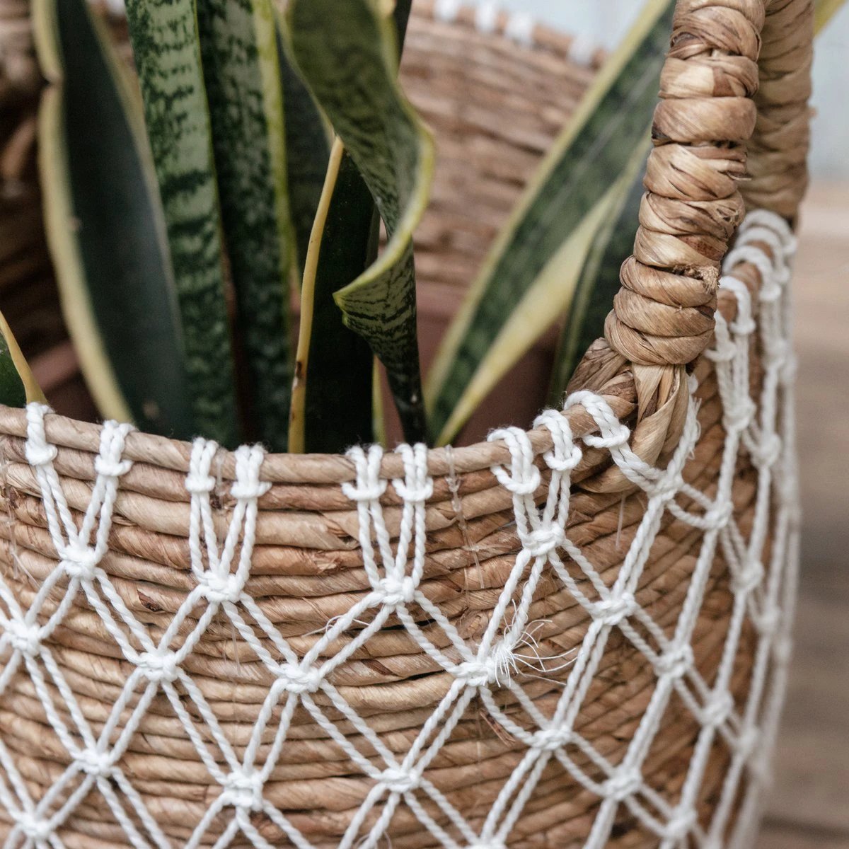 Laundry Basket | Plant Basket | Storage Basket KUBU made from Banana Fibre (3 sizes) by Soeji