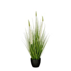 Artificial Plant Ornamental Grass White by Mica Decorations