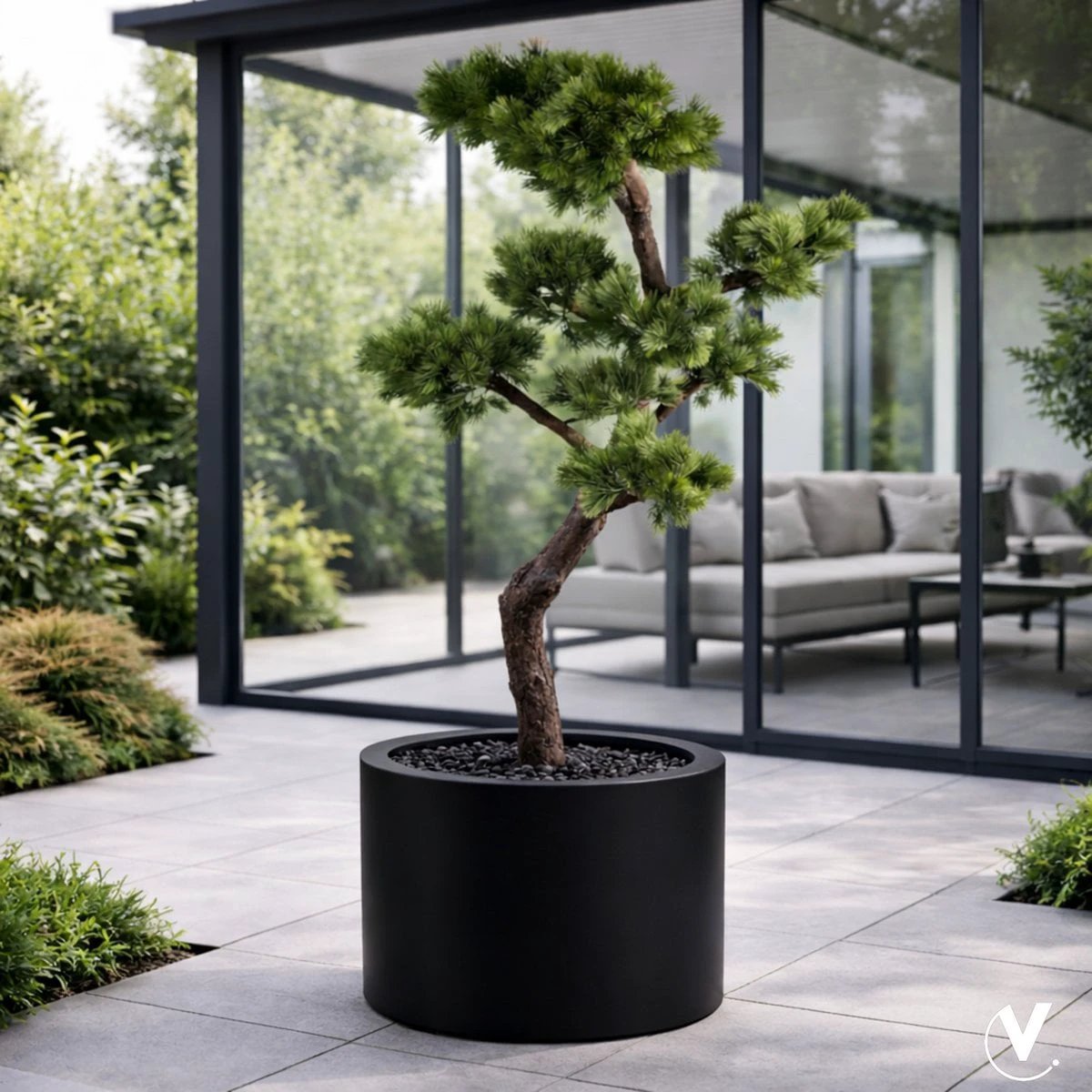 Plantenpot - Maine black by Vase The World