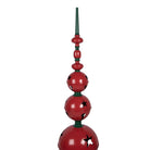 Christmas Decoration Statue Ø 31x153 cm Red Green Metal by Clayre & Eef.